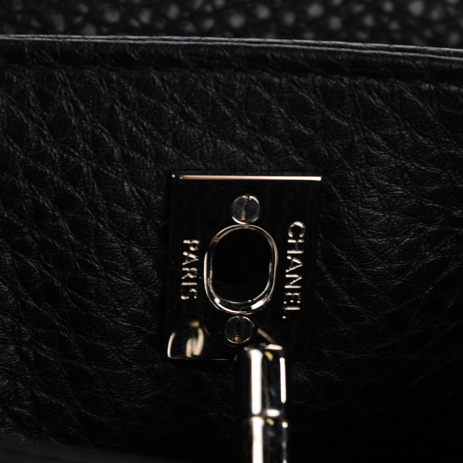 Chanel Calfskin Small Cerf Executive Shopper Tote Black 9 of 9