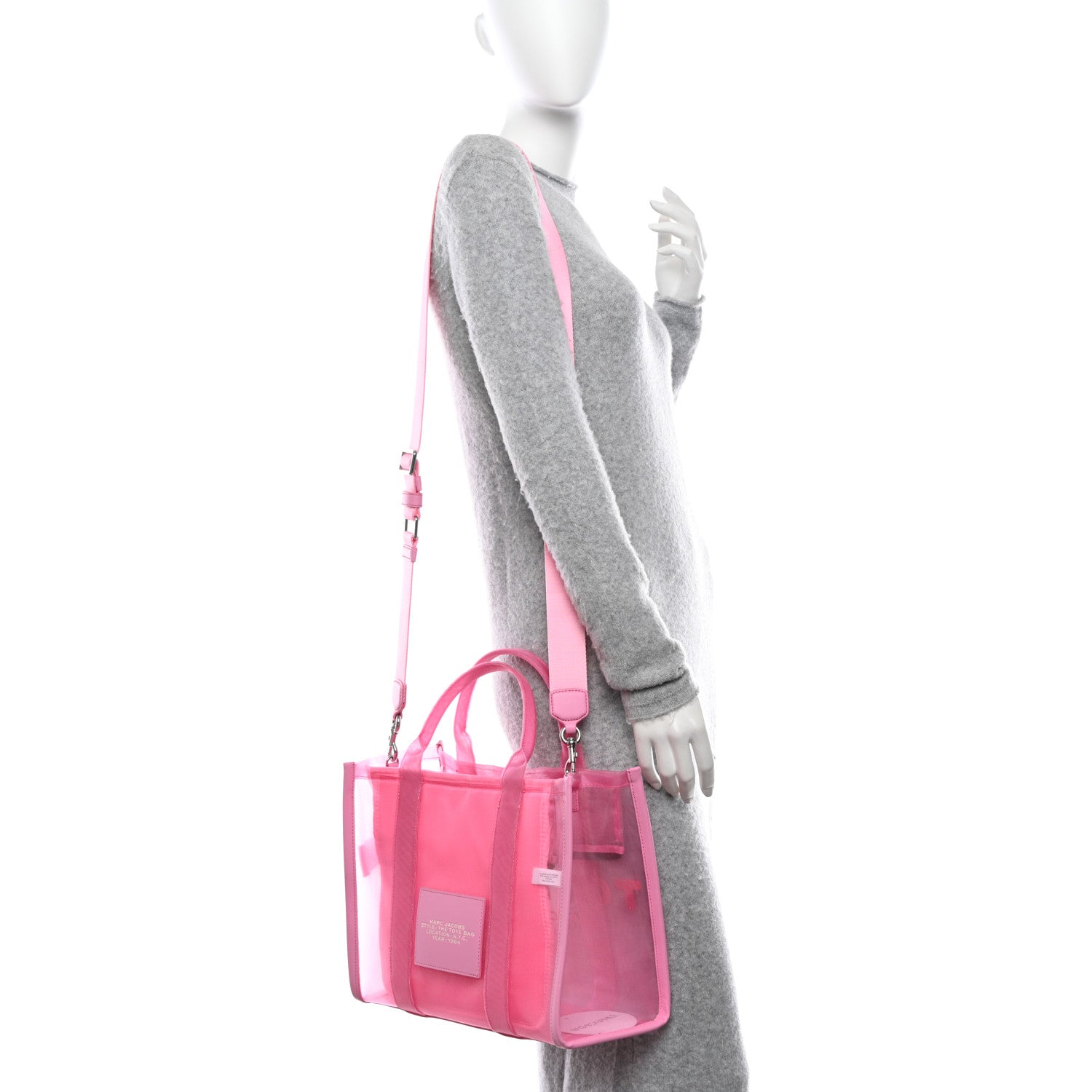 Marc Jacobs Nylon Medium The Mesh Tote Bag Pink 2 of 14