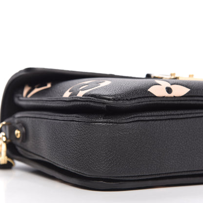 Louis Vuitton Empreinte Monogram Giant Pochette Metis Black Beige 6 of 9