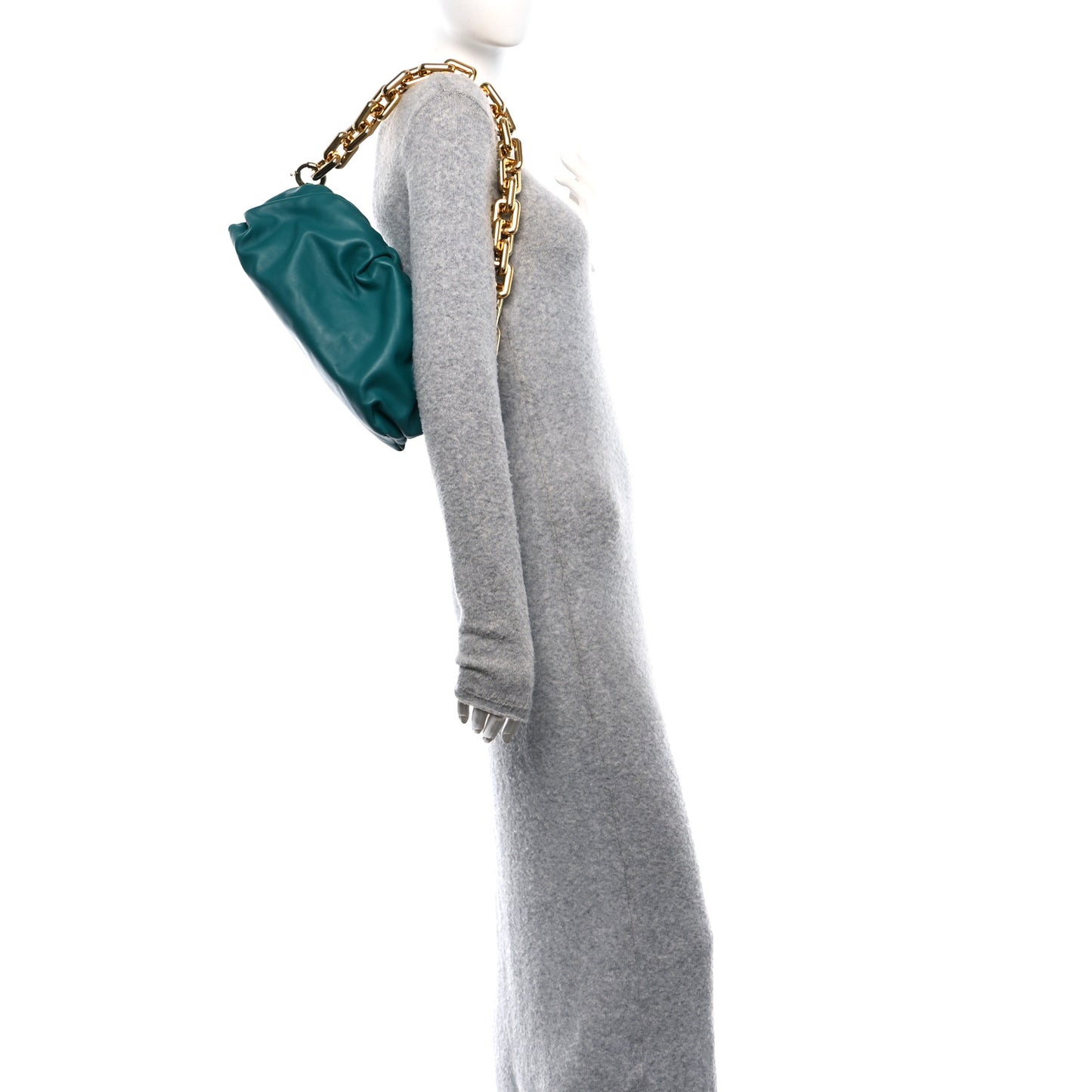 Calfskin The Pouch Chain Mallard