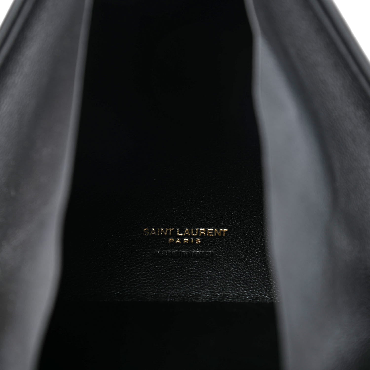 Saint Laurent Lambskin Pyramid Clutch Black 7 of 11
