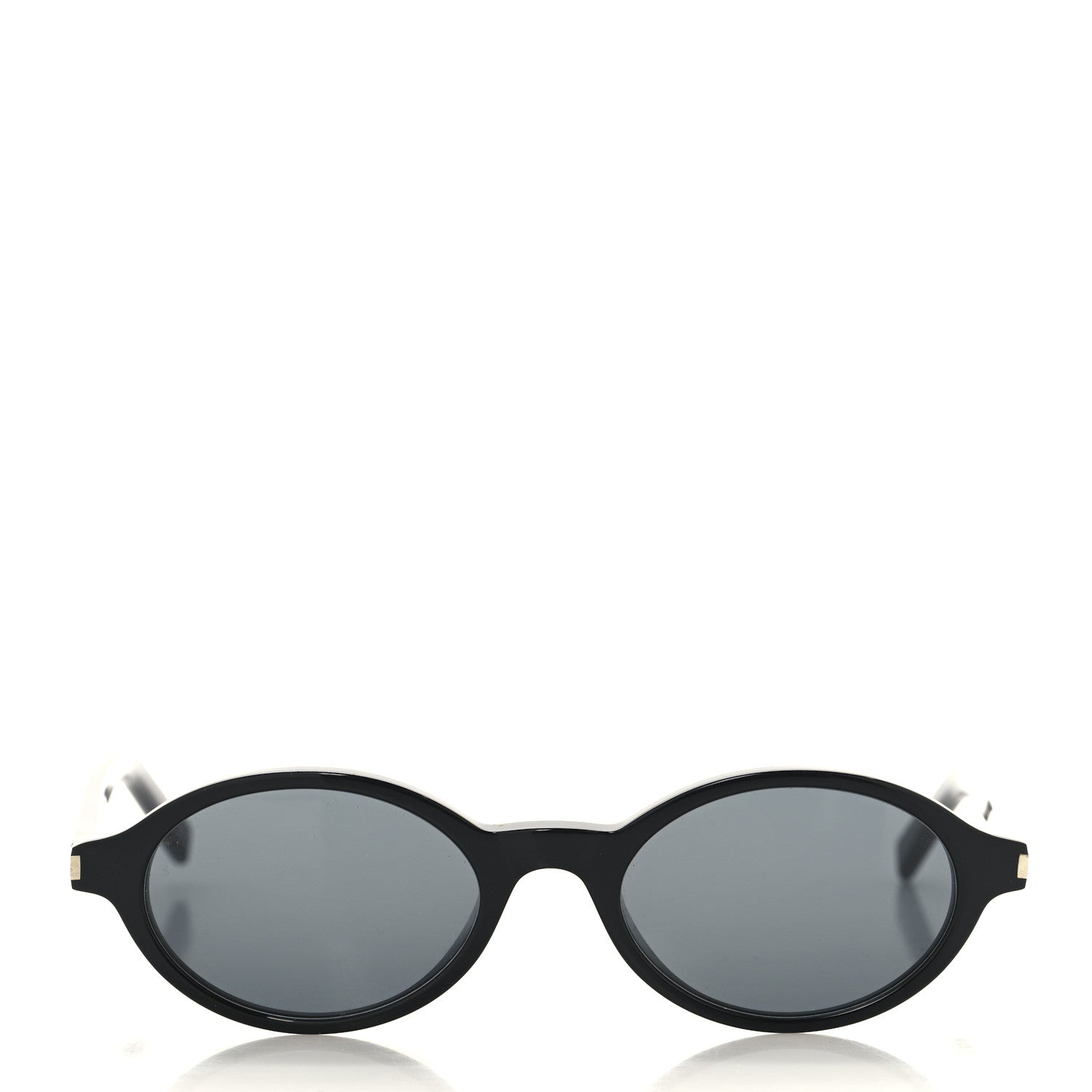 Saint Laurent Acetate Oval Jeanne Sunglasses SL751 Black 2 of 7
