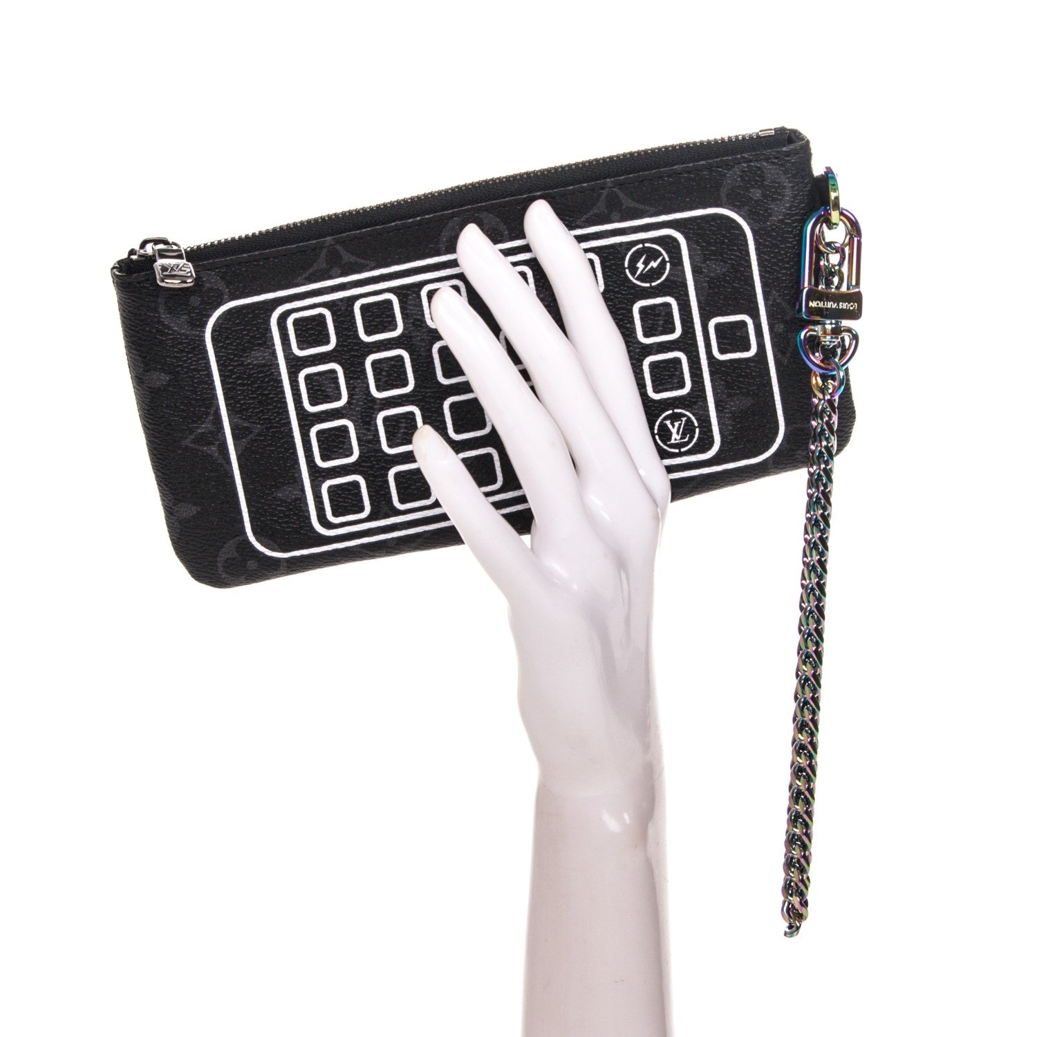 Louis Vuitton Monogram Eclipse Flash Fragment IPhone Pouch 2 of 8
