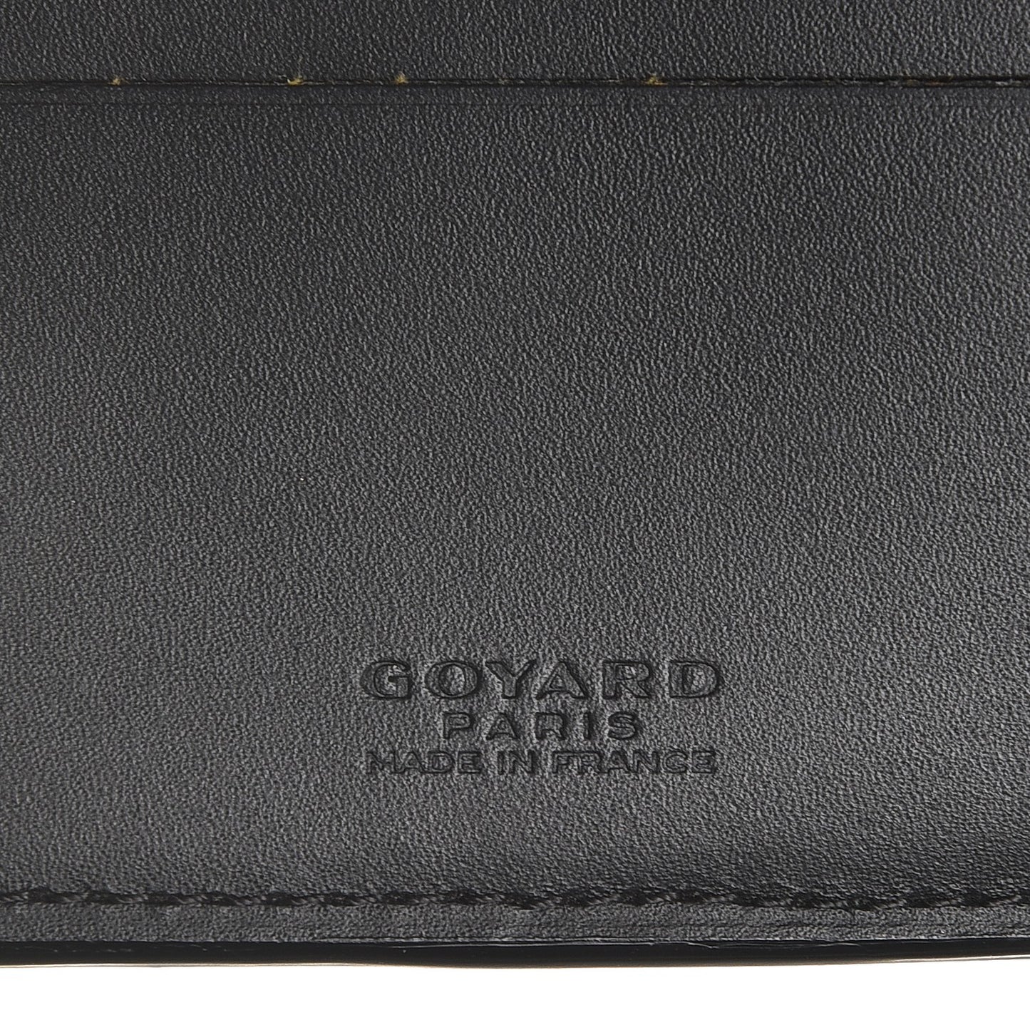 Goyardine Bi-Fold Victoire PM Wallet Black