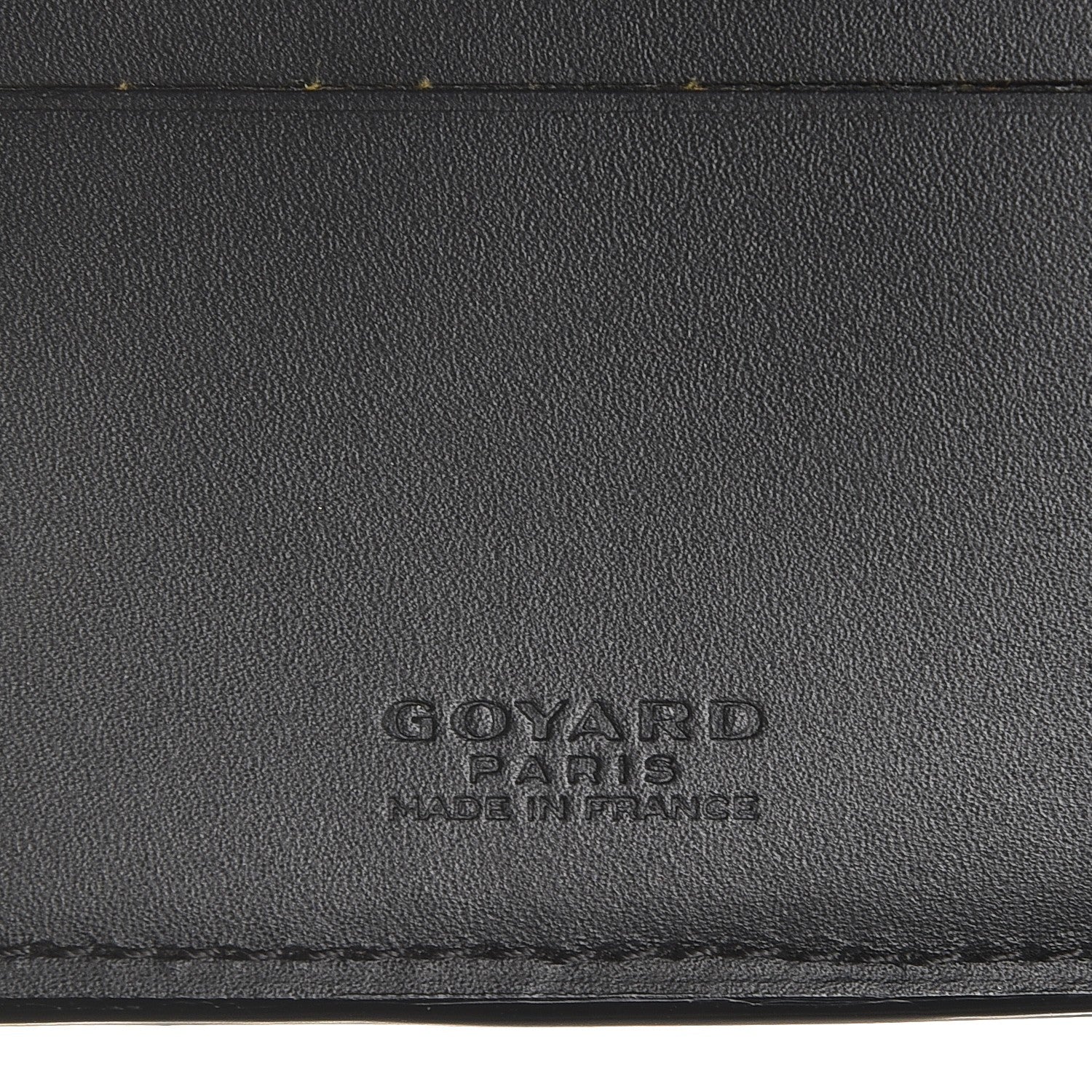 Goyard Goyardine Bi-Fold Victoire PM Wallet Black 6 of 7