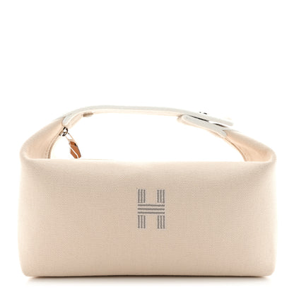 Hermes Canvas Small Bride-A-Brac Pouch Natural 1 of 6