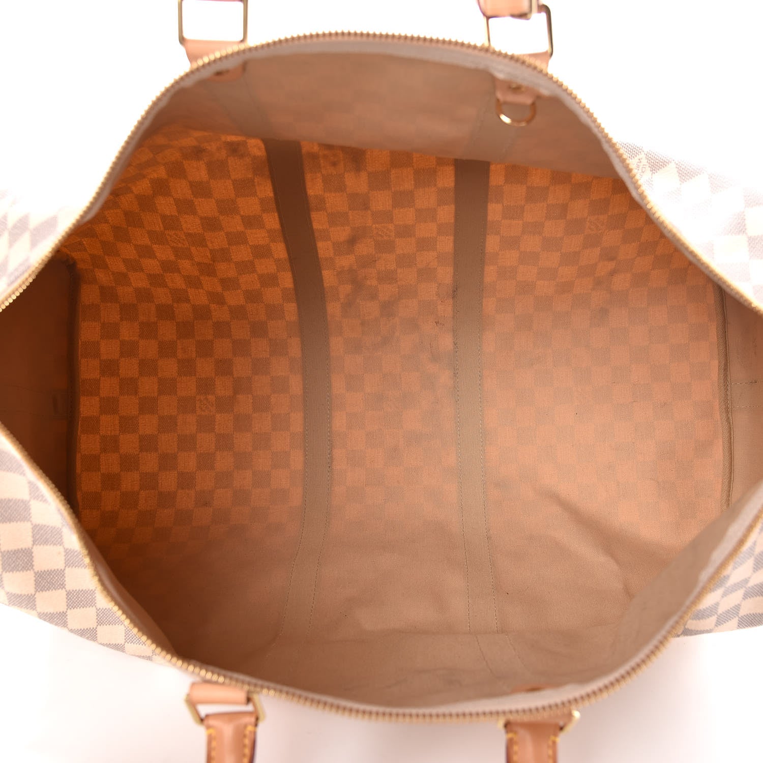 Louis Vuitton Damier Azur Keepall Bandouliere 55 8 of 22
