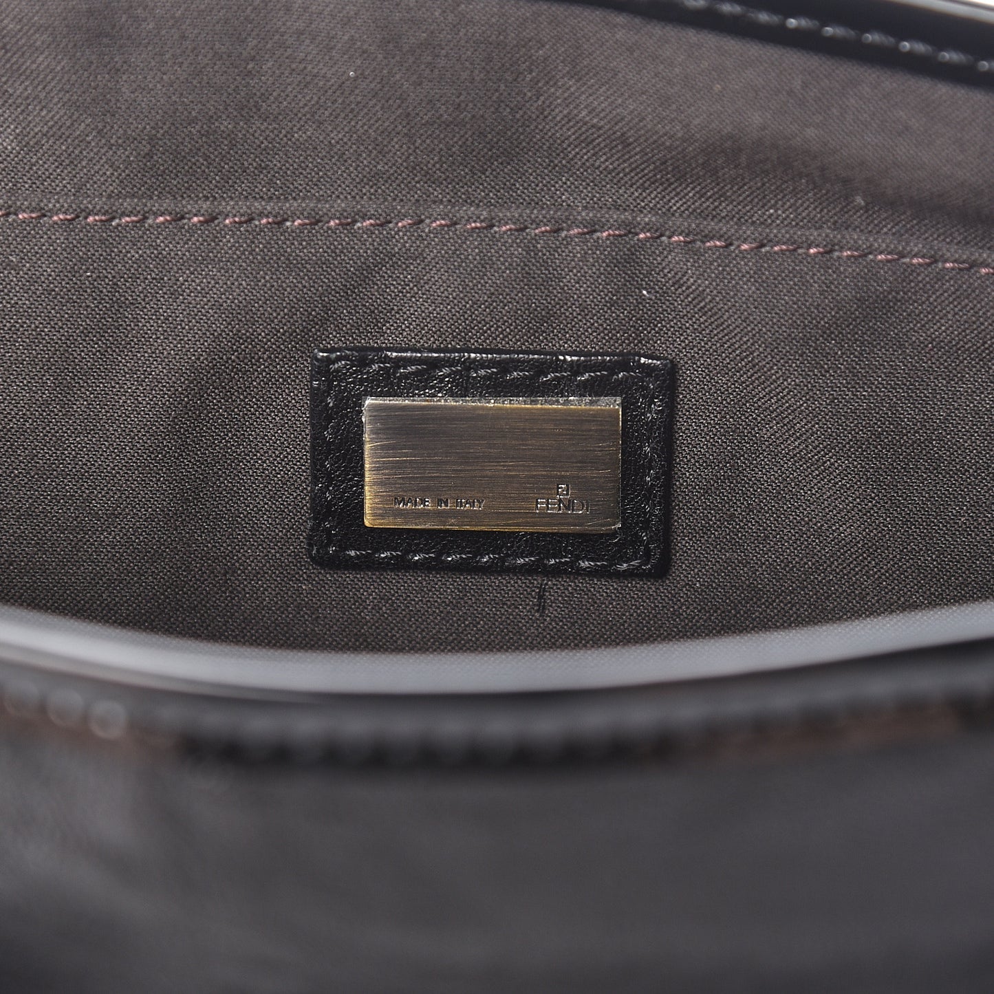 Nappa Patent B Bis Flap Bag Black