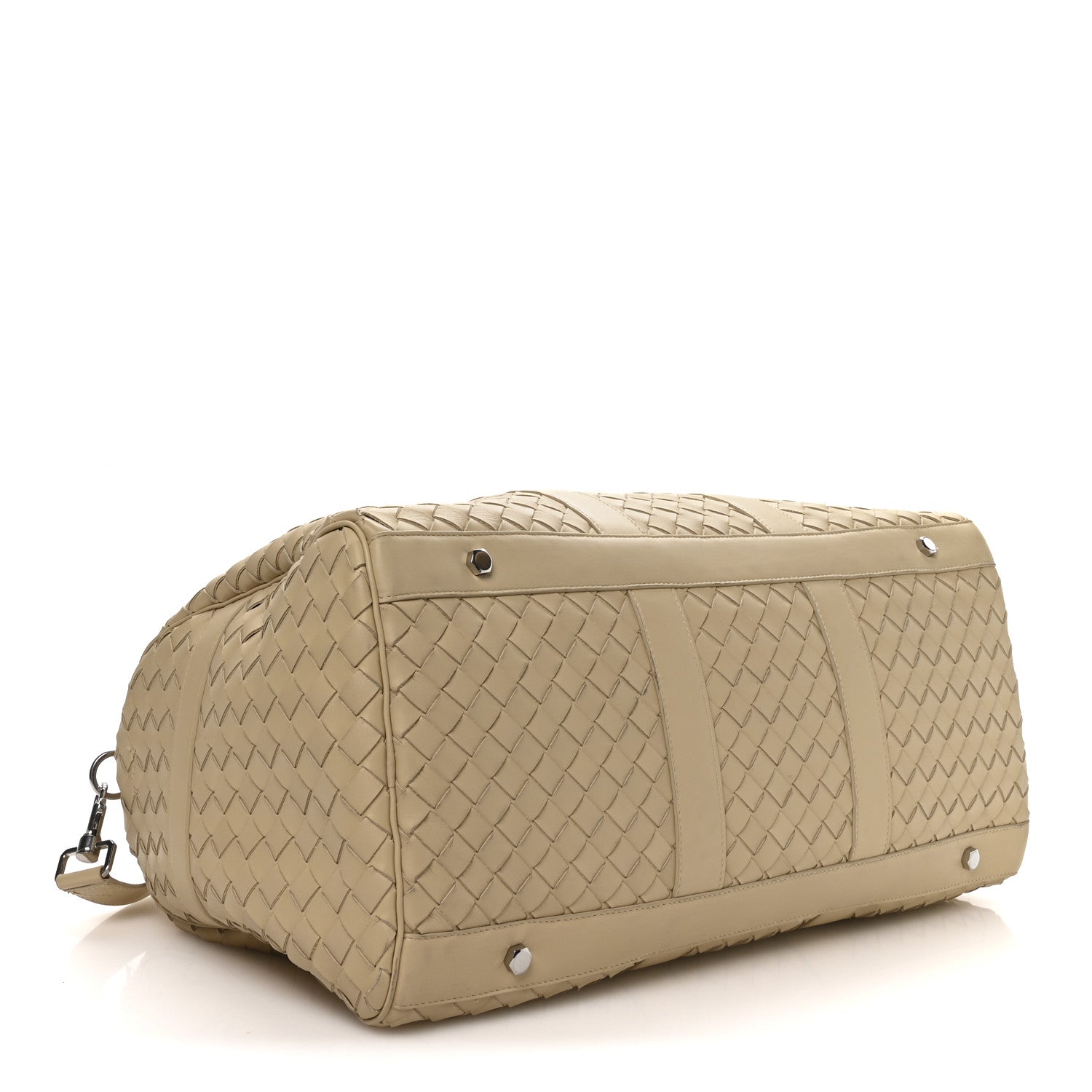 Bottega Veneta Nappa Intrecciato Large Duffel Porridge 4 of 10