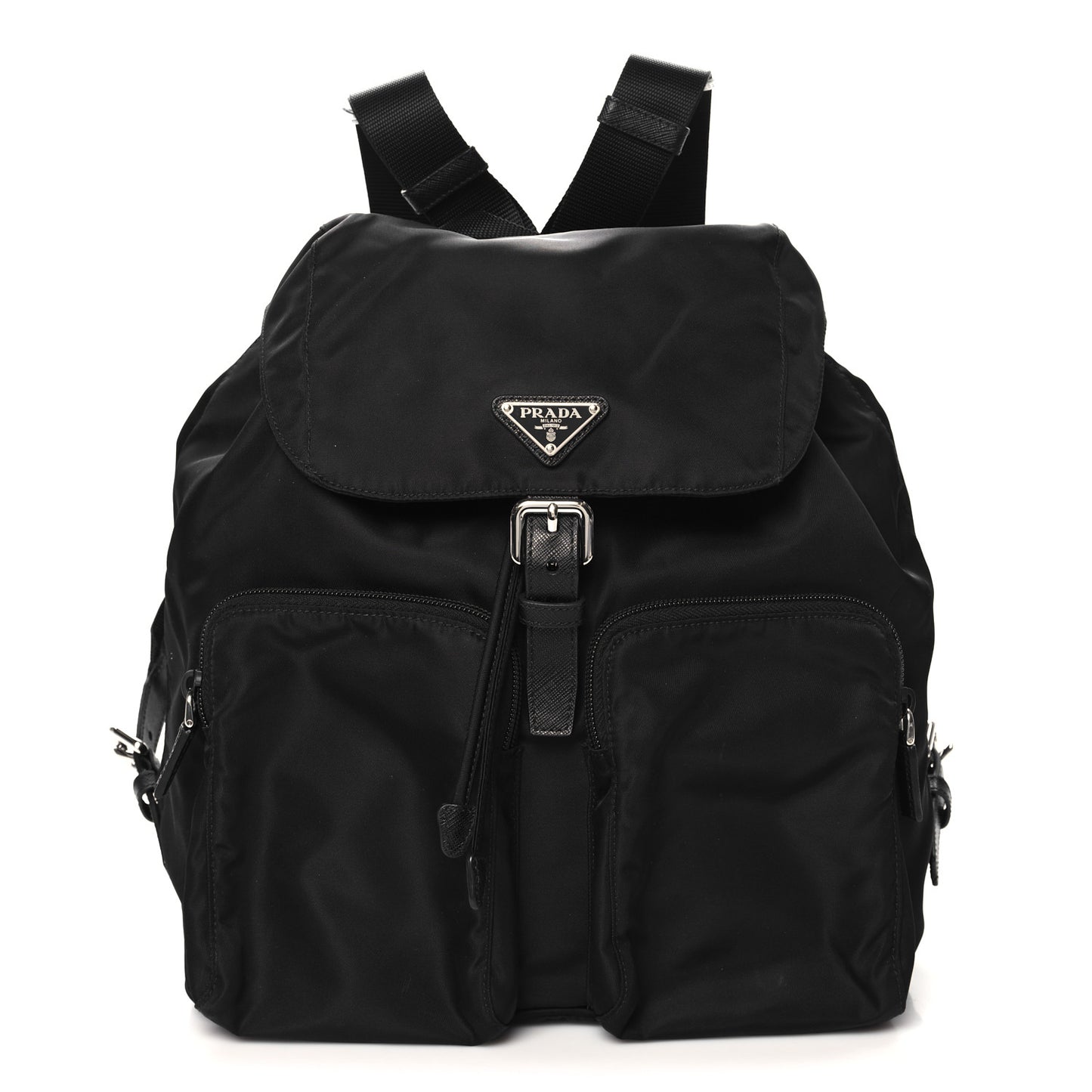 Nylon Vela Large Backpack Black