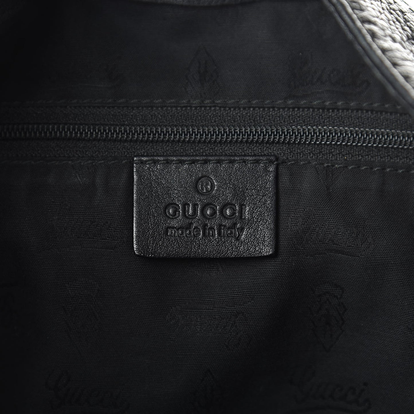 Guccissima Large New Ladies Web Hobo Black