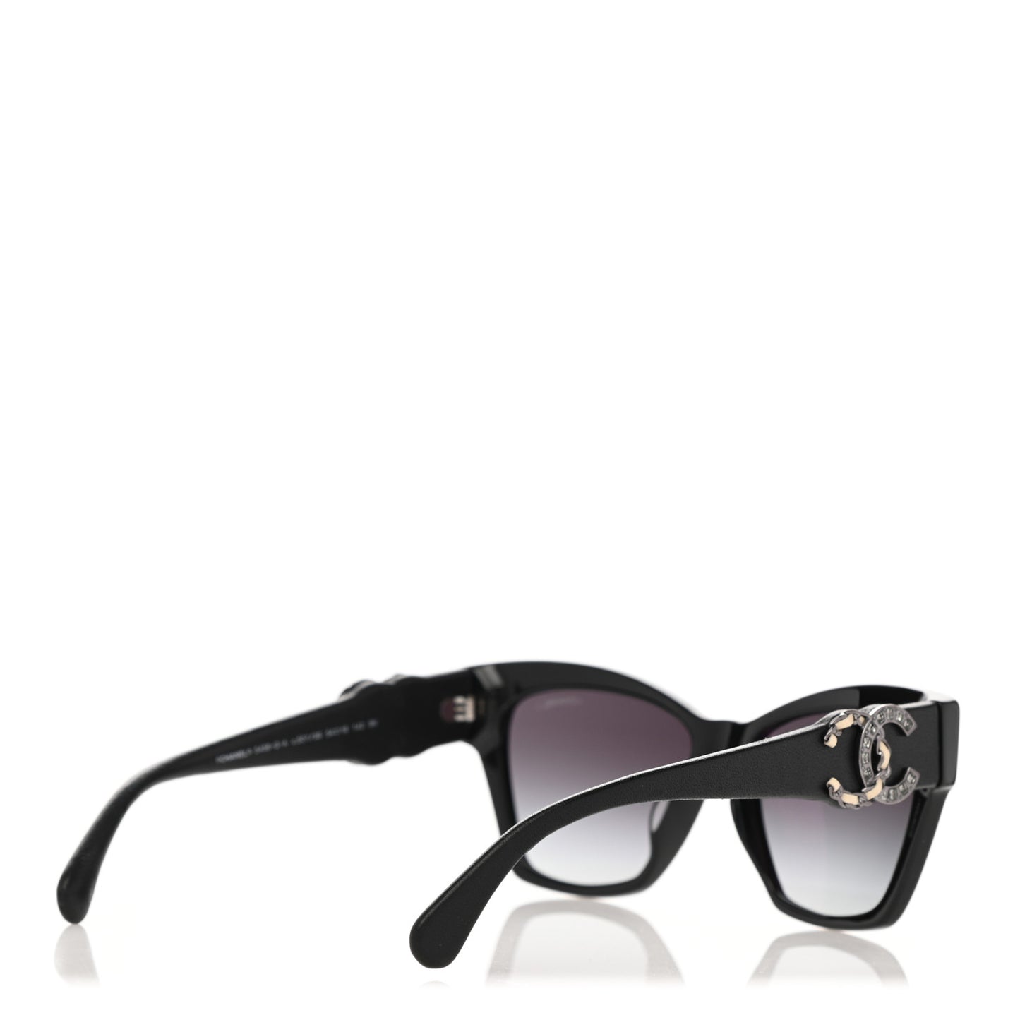 Acetate Square CC Sunglasses 5456 Black