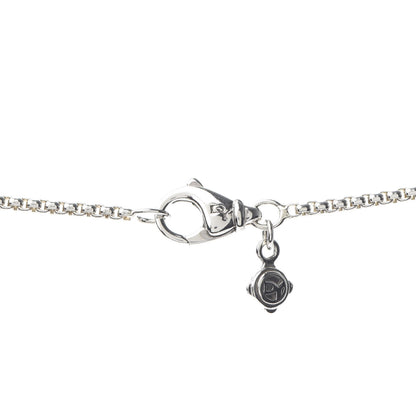 David Yurman Sterling Silver Diamond Pave 29mm Crossover Cross Necklace 6 of 7