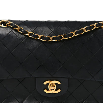 Chanel Lambskin Quilted Small Double Flap Black 8 of 10