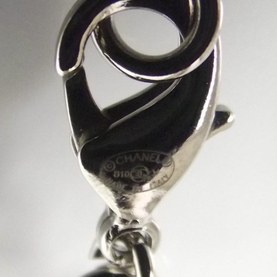Crystal CC Necklace Silver