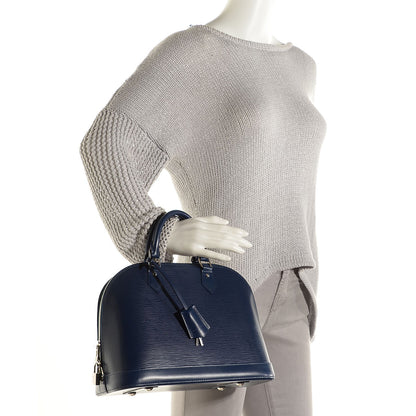 Louis Vuitton Epi Alma PM Indigo 2 of 7