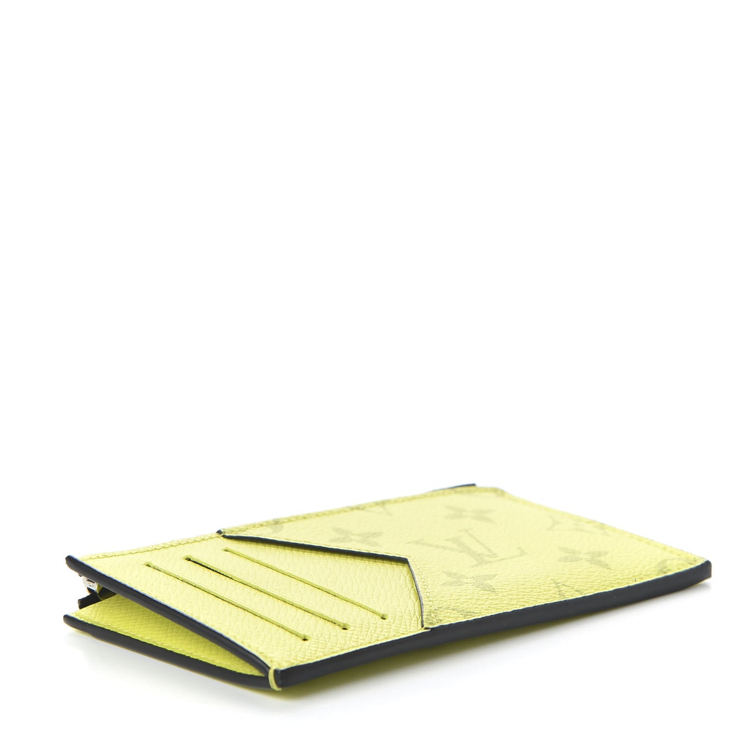 Monogram Taiga Coin Card Holder Yellow