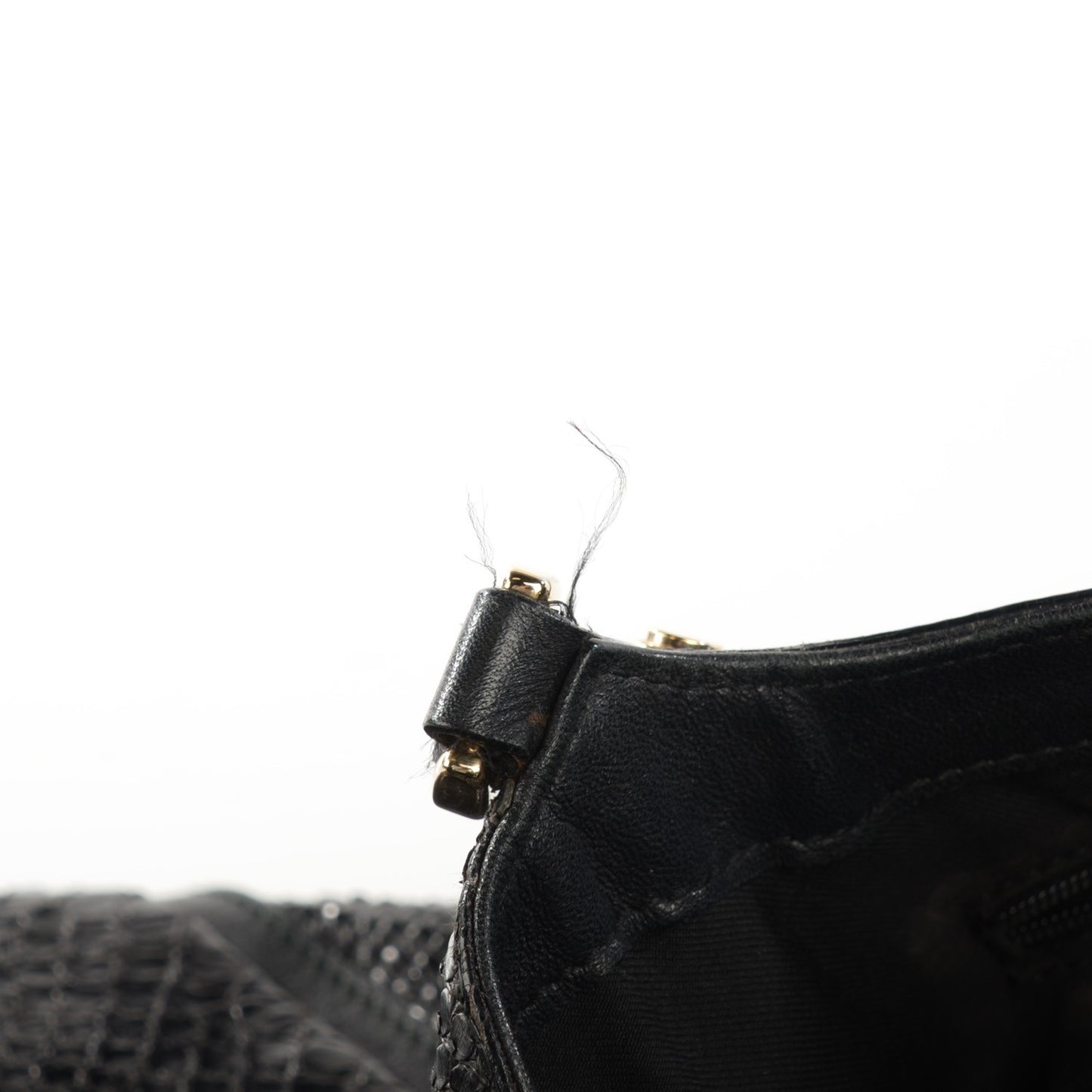 Python D Ring Hobo Black