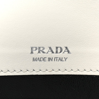 Prada Saffiano City Calfskin Mini Envelope Bag White 6 of 8