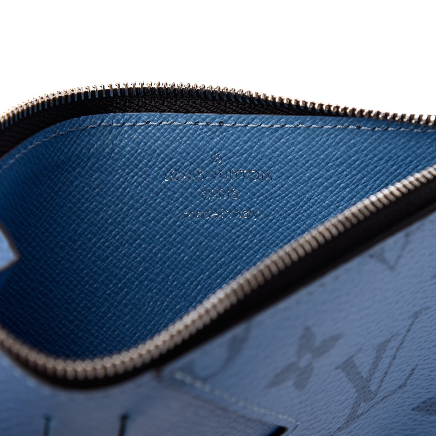 Louis Vuitton Taigarama Coin Card Holder Denim 6 of 6