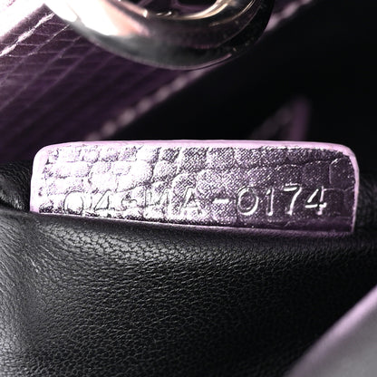 Christian Dior CHRISTIAN DIOR Metallic Lizard Mini Lady Dior Pink 7 of 17