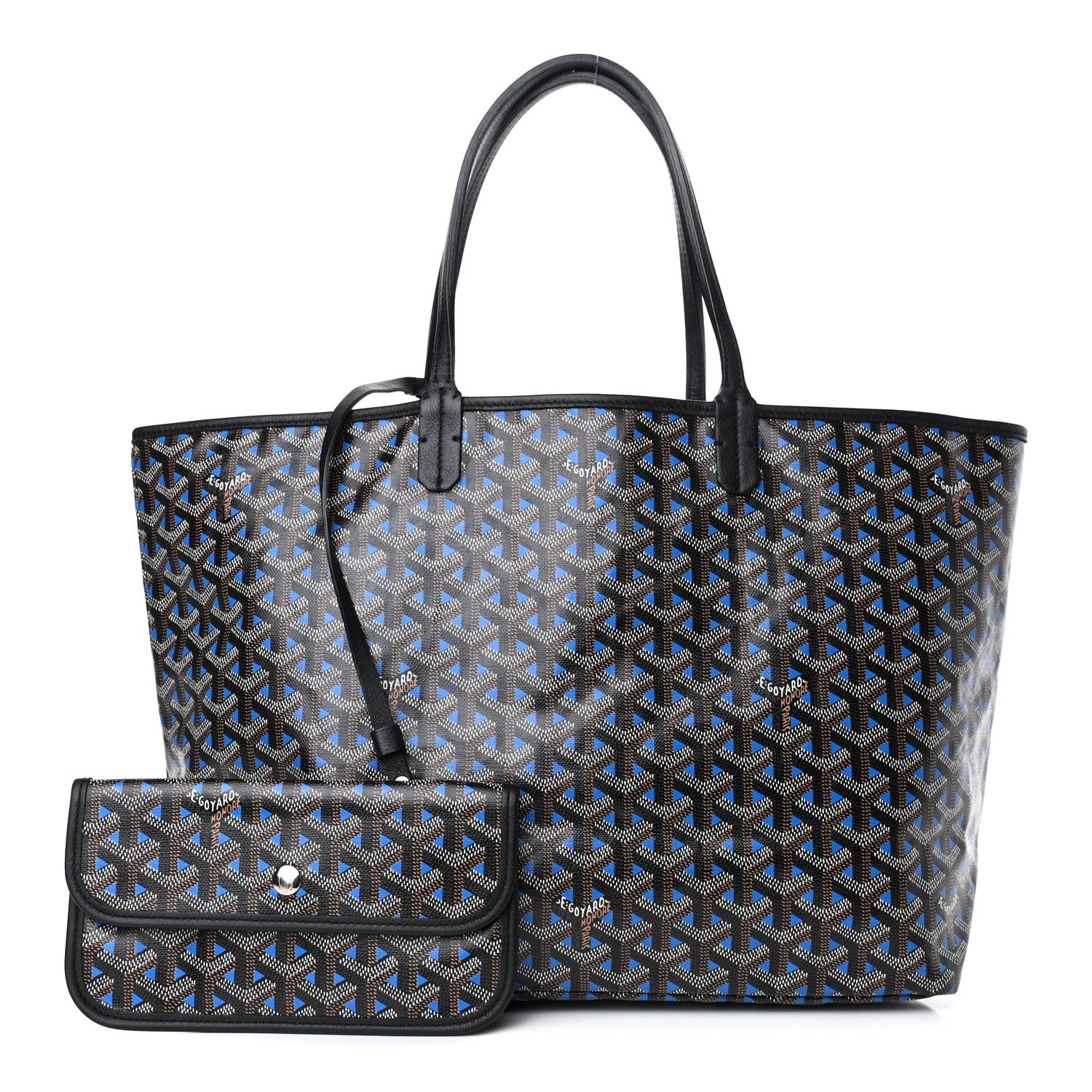 Goyard Goyardine Saint Louis Claire Voie PM Black Blue 1 of 4
