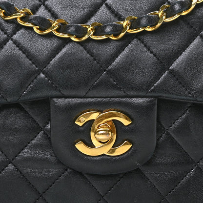 Chanel Lambskin Quilted Small Double Flap Black 8 of 10