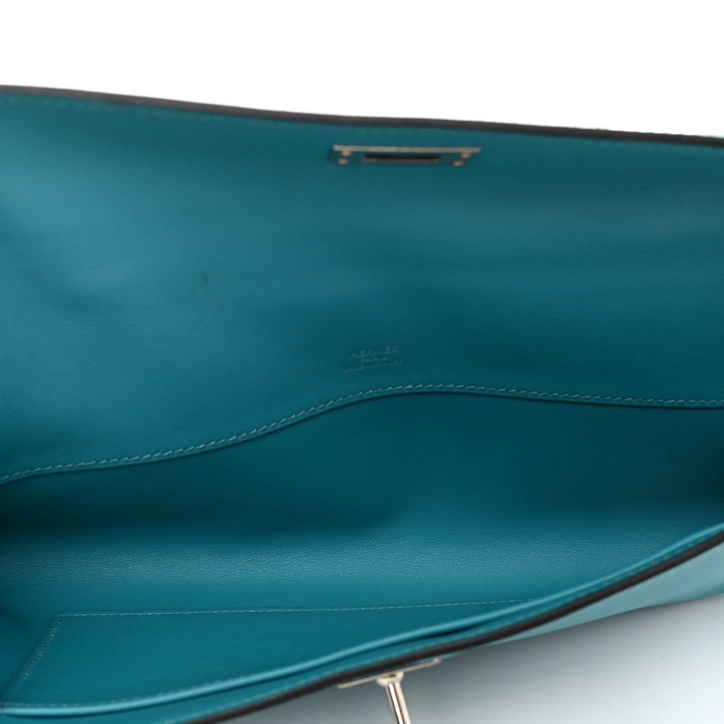 Swift Kelly Cut Clutch Pochette Turquoise