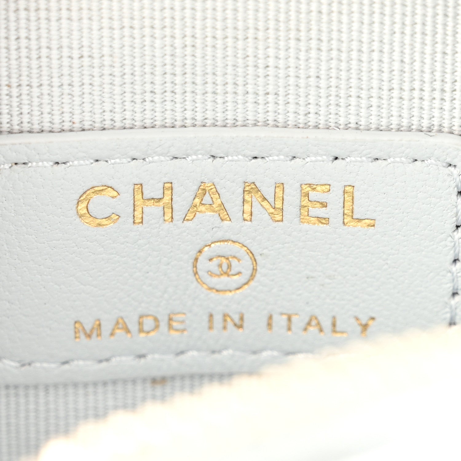 Chanel Lambskin Quilted CC In Love Mini Heart Bag Charm  Light Blue 8 of 14