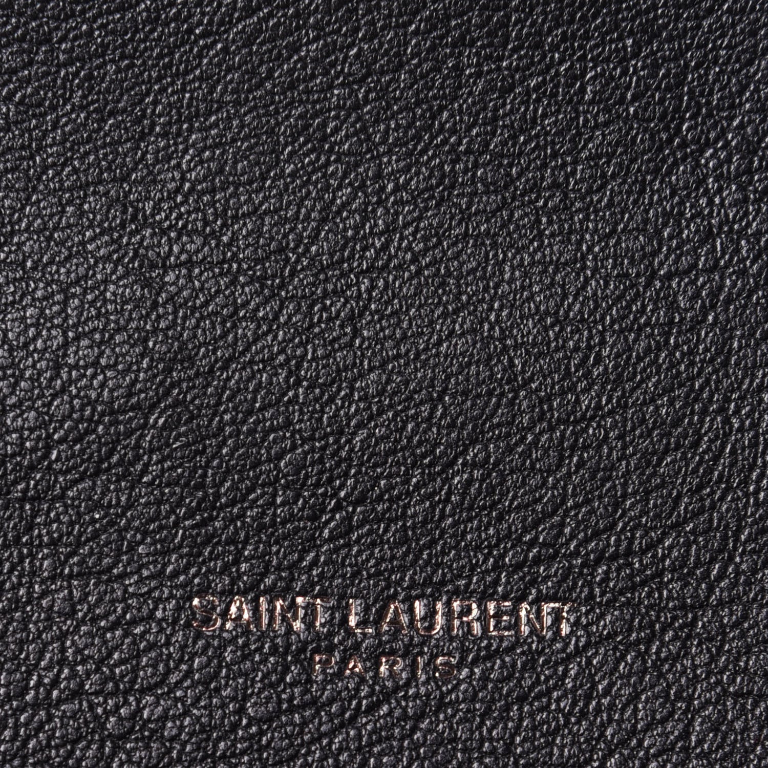 Saint Laurent Sheepskin Matelasse Chevron Monogram Medium College Bag Black 4 of 4
