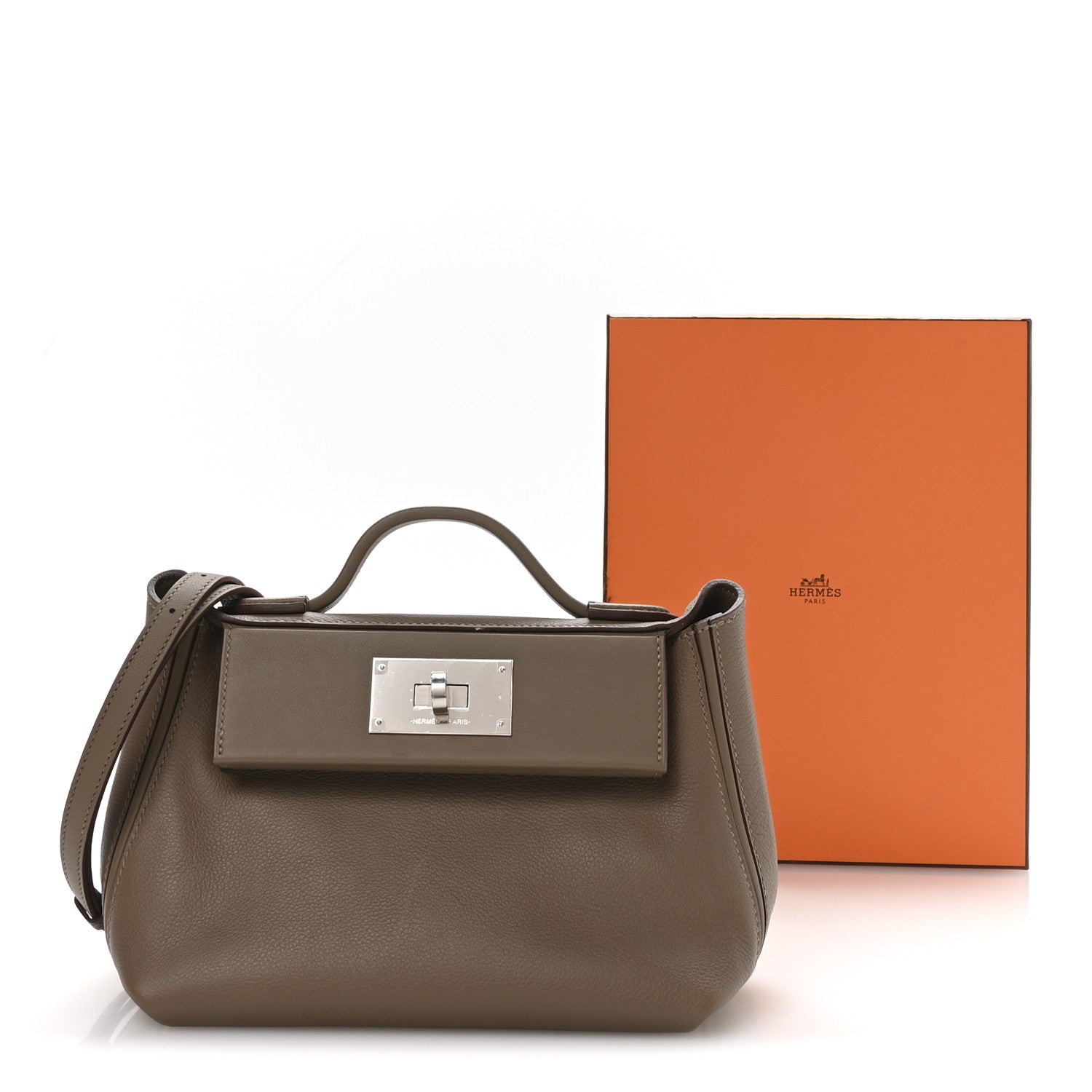 Hermes Evercolor Swift 24/24 21 Etoupe 1808004 – FASHIONPHILE