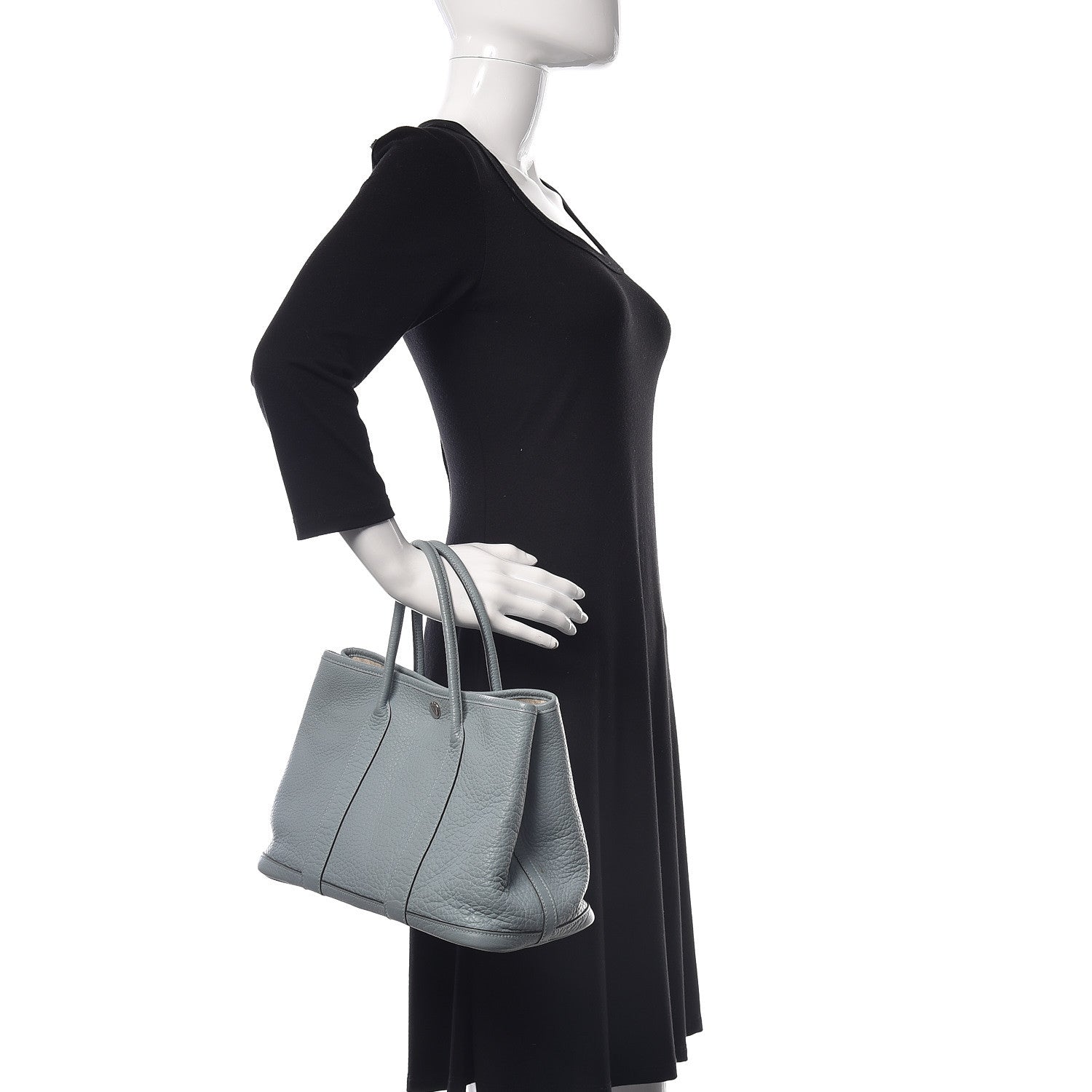 Hermes Fjord Garden Party Tote 30 TPM Ciel 2 of 12