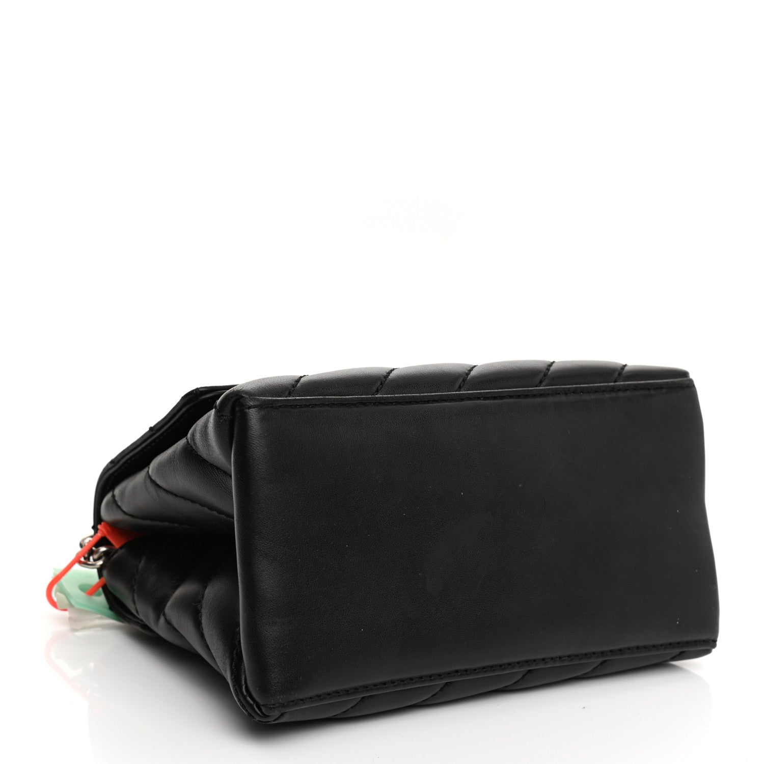 Off-White Calfskin Diagonal Quilted Jackhammer 19 Shoulder Bag Black 6 of 11