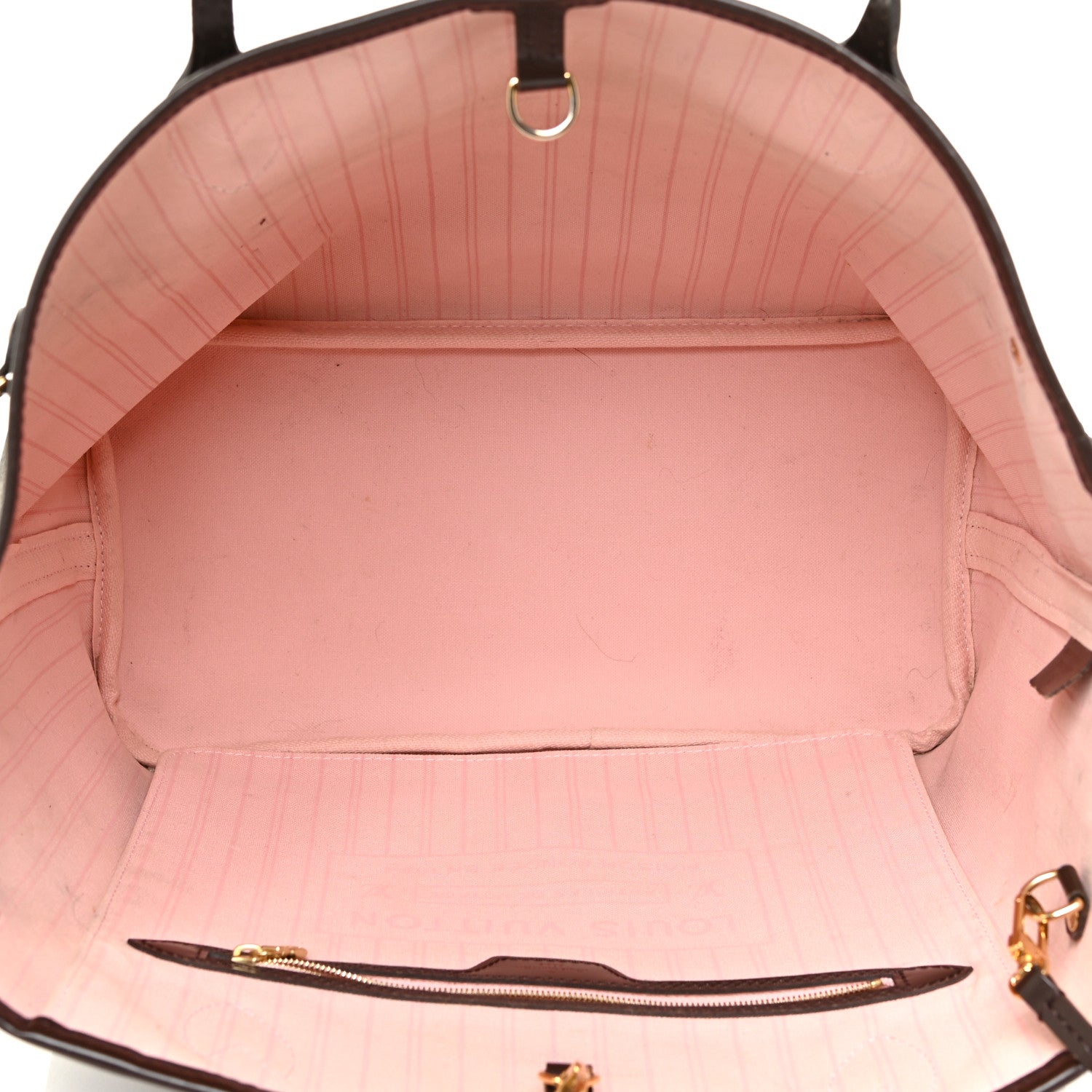 Louis Vuitton Damier Ebene Neo Neverfull MM Rose Ballerine 6 of 19