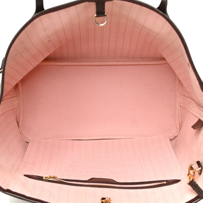 Louis Vuitton Damier Ebene Neo Neverfull MM Rose Ballerine 6 of 19