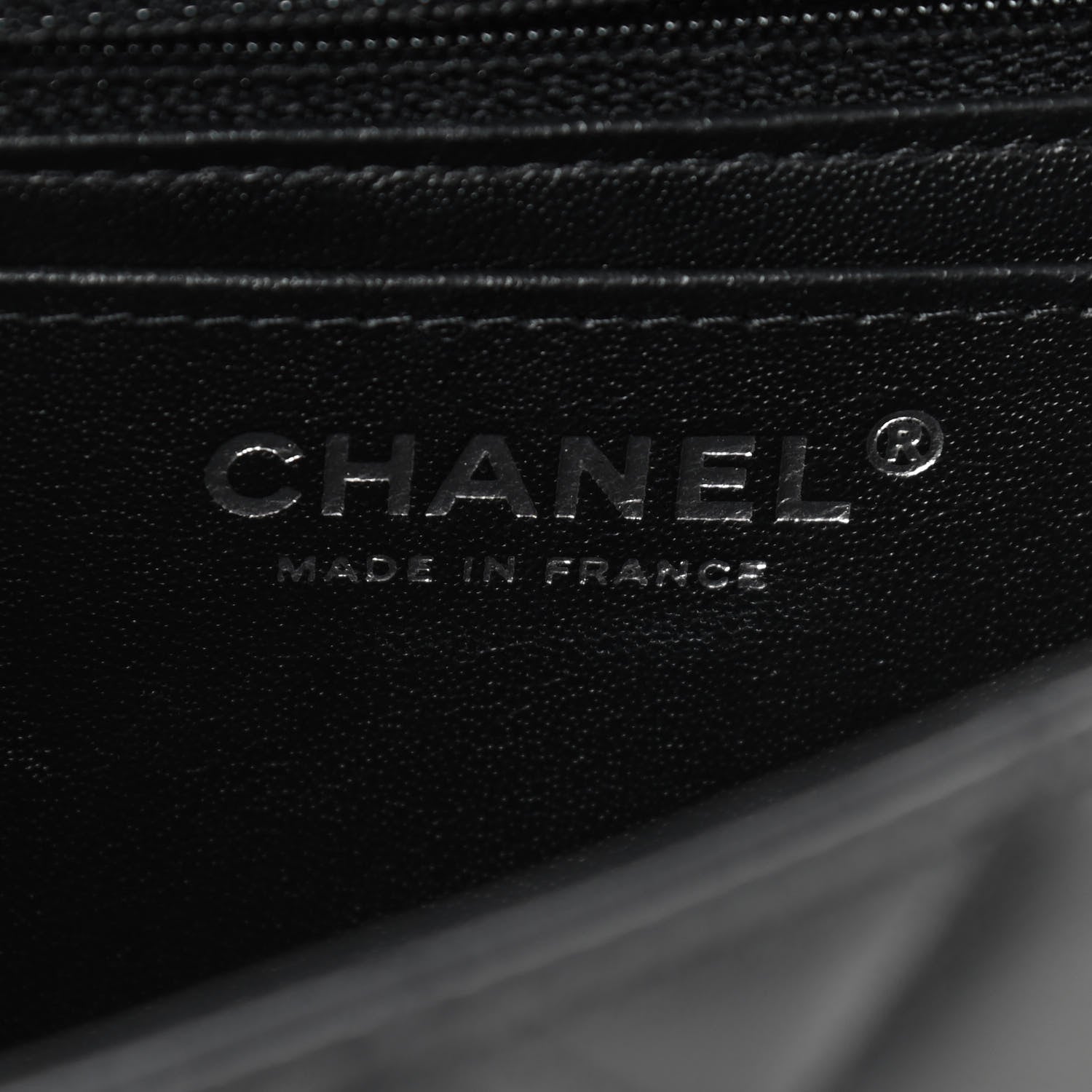 Chanel Lambskin Quilted Mini Rectangular Flap So Black 8 of 9