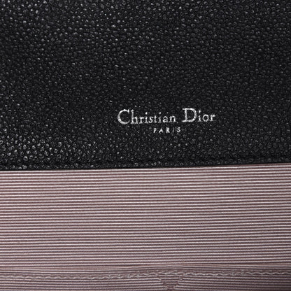 Christian Dior Grained Calfskin Diorama Satchel Black 7 of 8