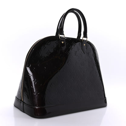 Louis Vuitton Vernis Alma GM Amarante 3 of 10