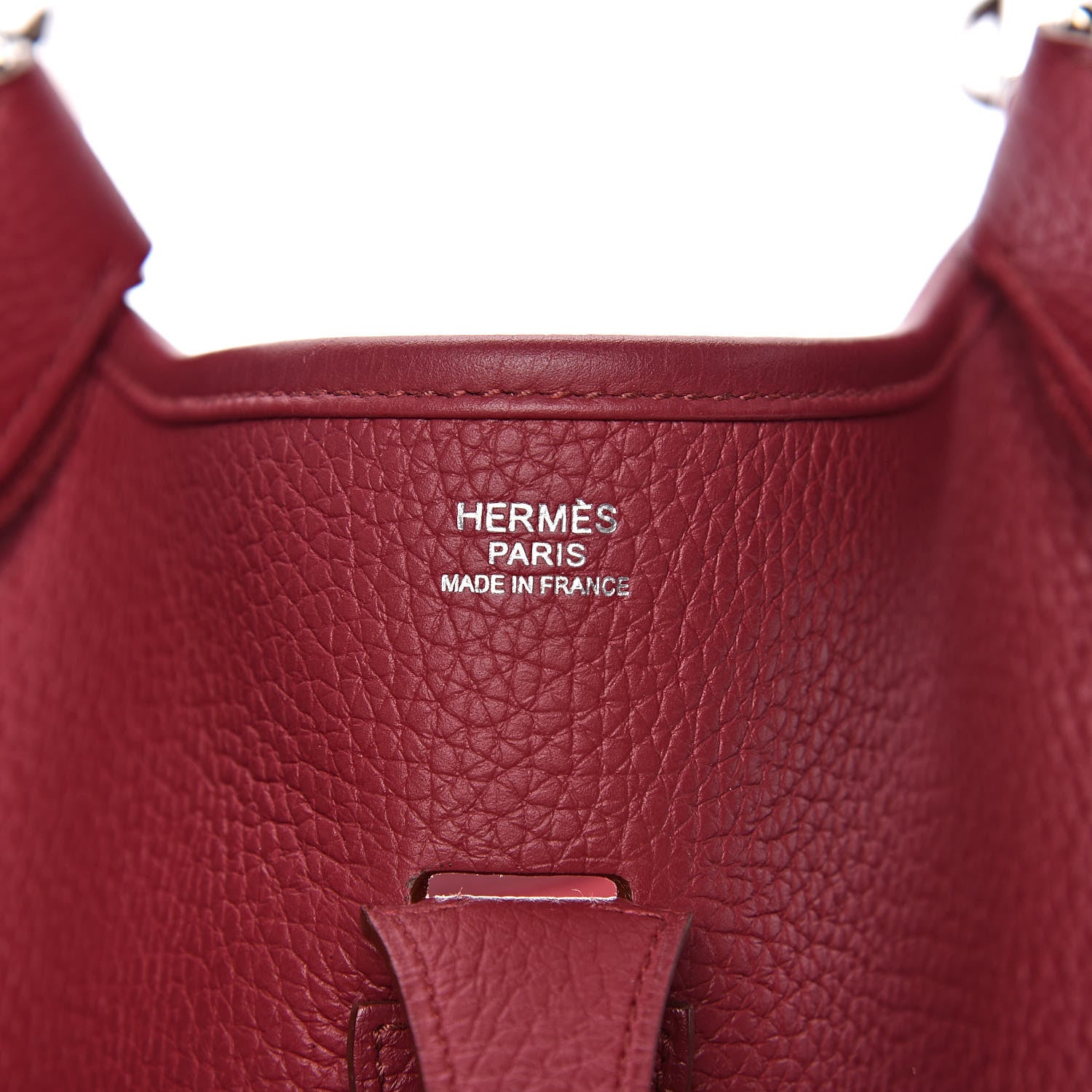 Hermes Taurillon Clemence Evelyne III PM Rubis 6 of 10