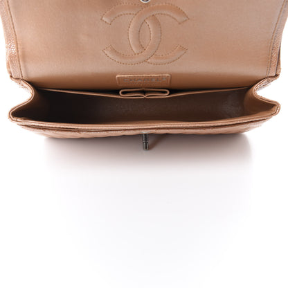 Chanel Pearly Caviar Quilted Medium Double Flap Pink 5 of 12