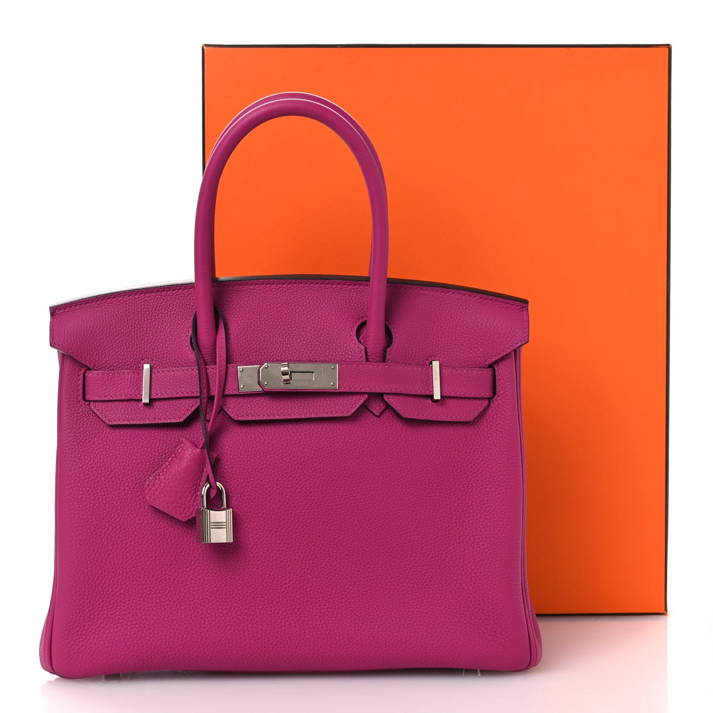 Togo Birkin 30 Rose Pourpre
