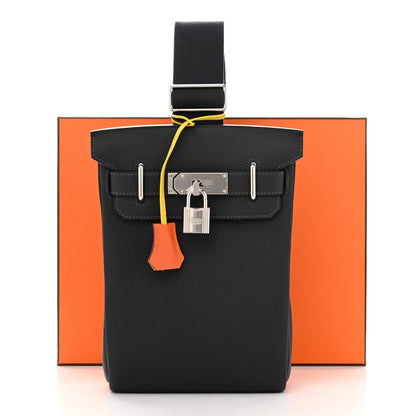 Hermes Togo Hac A Dos PM Backpack Caban Jaune De Naples Feu 11 of 11