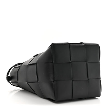 Bottega Veneta Nappa Maxi Intrecciato Cassette Bucket Bag Black 4 of 9