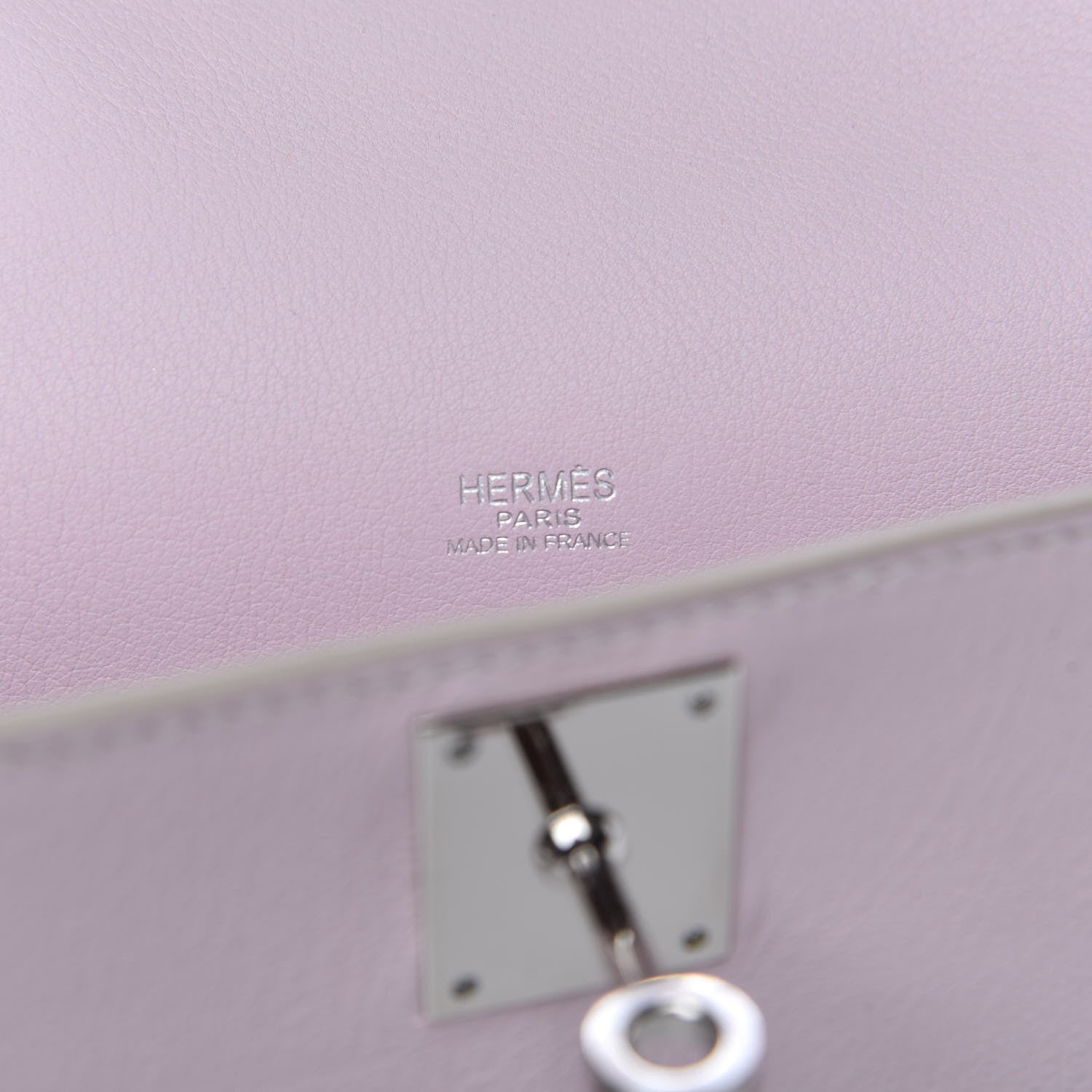Hermes Swift Kelly Longue Clutch Pochette Rose Dragee 6 of 7