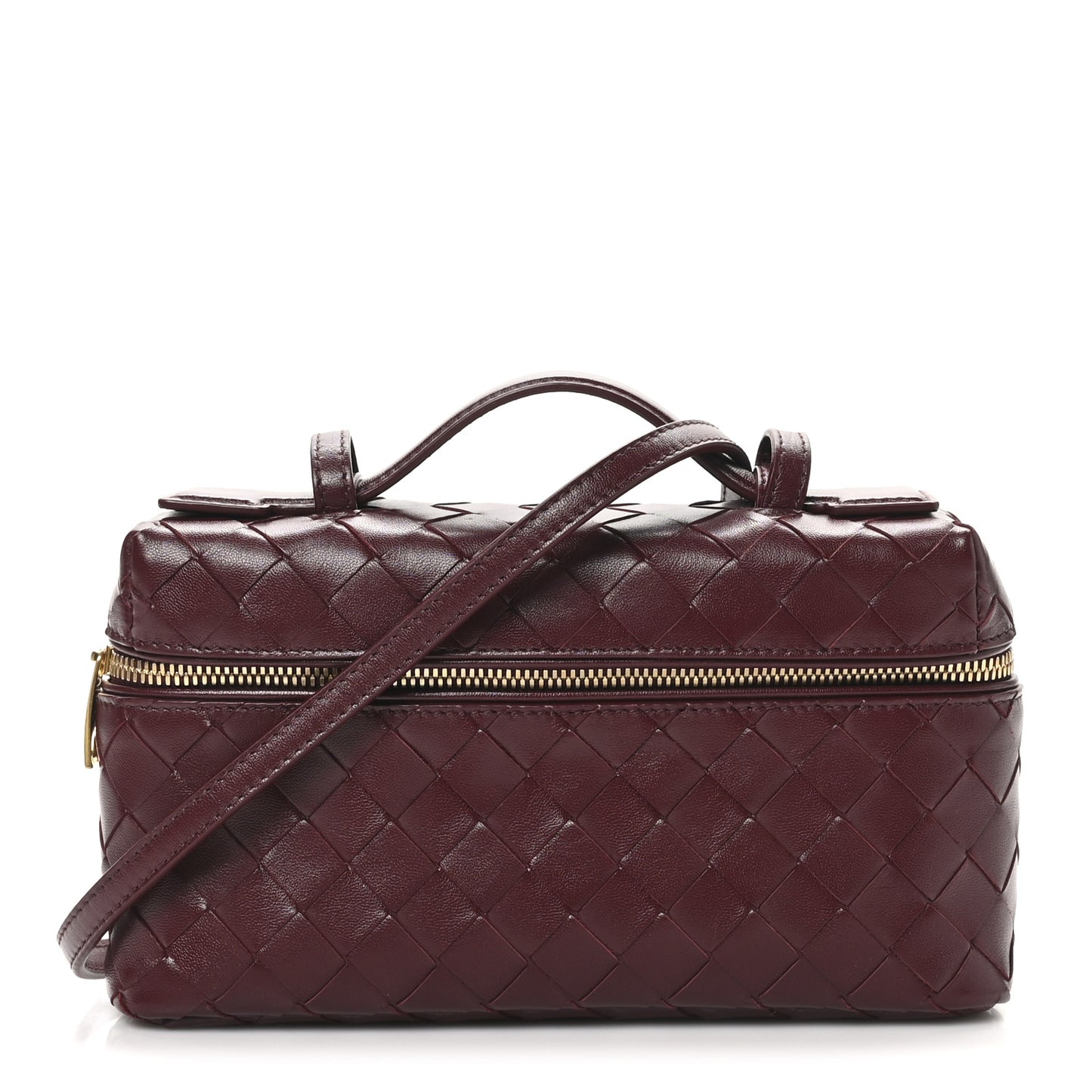 Nappa Intrecciato Bang Bang Vanity Case Barolo