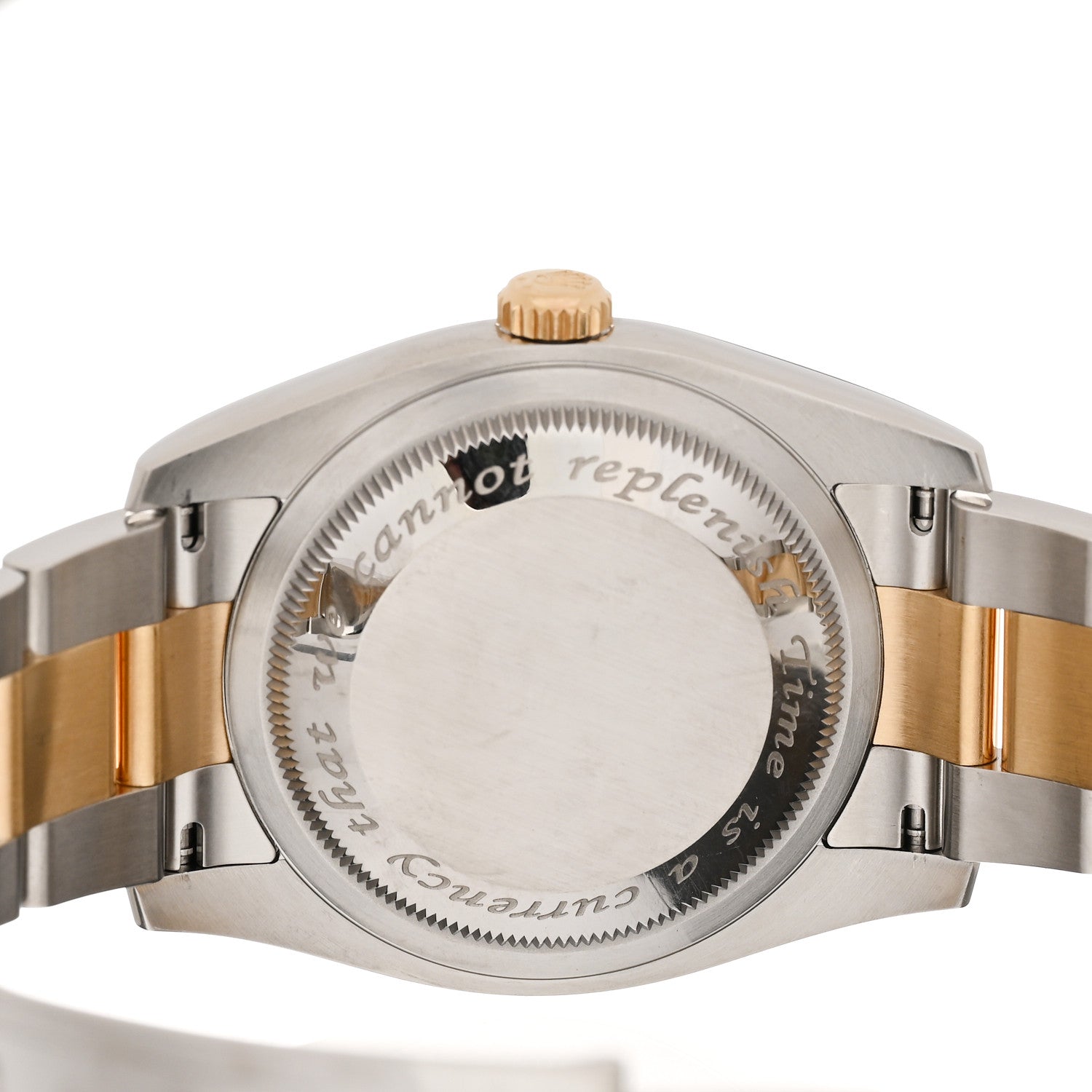 Rolex Stainless Steel 18K Yellow Gold 36mm Oyster Perpetual Datejust Watch Silver 116233 4 of 5
