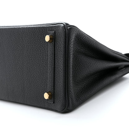 Hermes Togo Birkin 25 Black 9 of 10