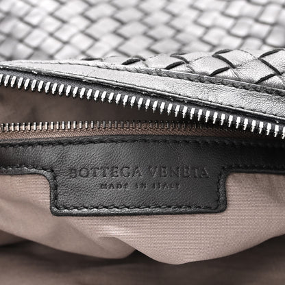 Bottega Veneta Nappa Intrecciato Shoulder Bag Black 5 of 9
