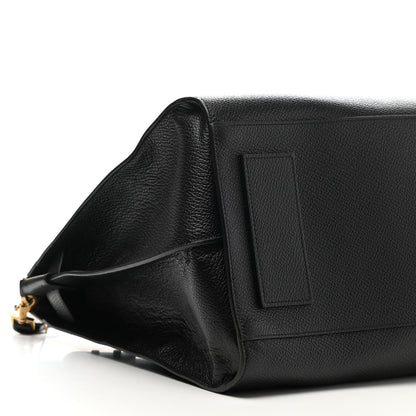 Saint Laurent Grained Calfskin 72H Sac De Jour Black 8 of 10
