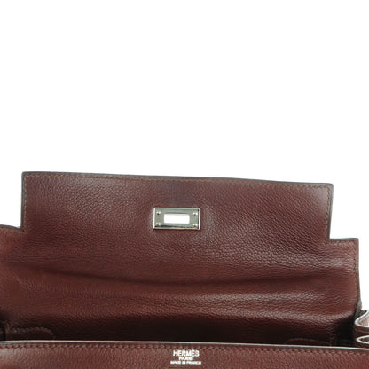 Hermes Veau Evergrain Kelly Retourne 25 Havane 11 of 23